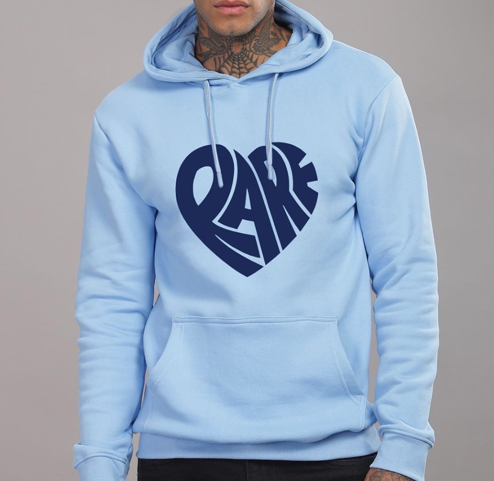 Men Printed Hooded Sweatshirt